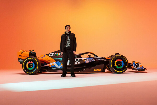 일본인 아티스트 밀츠(MILTZ)가 디자인한 2024 F1 일본 GP 전용 맥라렌 F1 머신. 사진= 맥라렌 F1